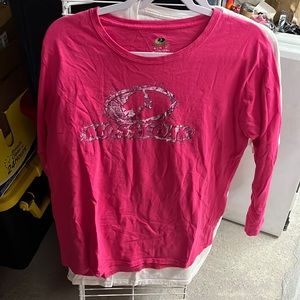 Pink long sleeve mossy oak